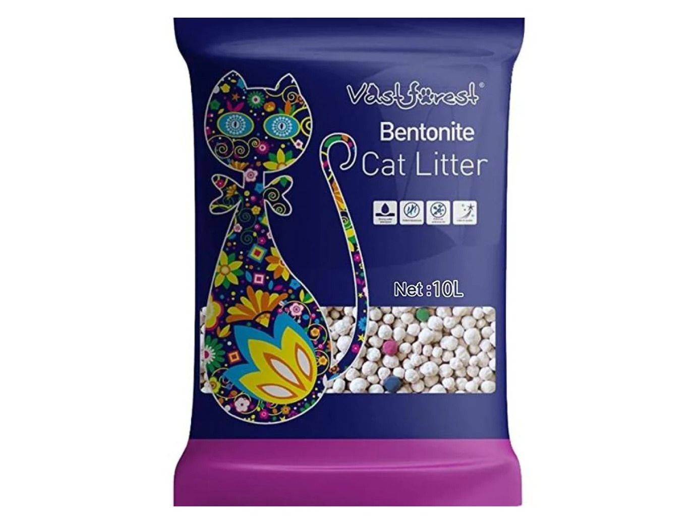 Bentonite Cat Litter Lavender 8kg
