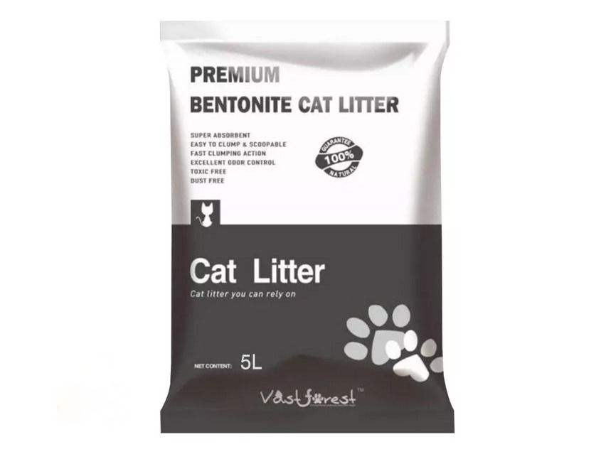 Premium Bentonite Cat Litter Charcoal 4kg